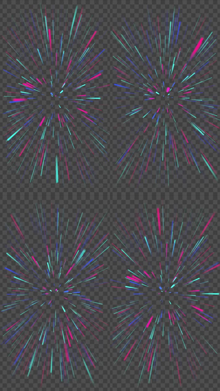 放射线条，透明通道，可换背景