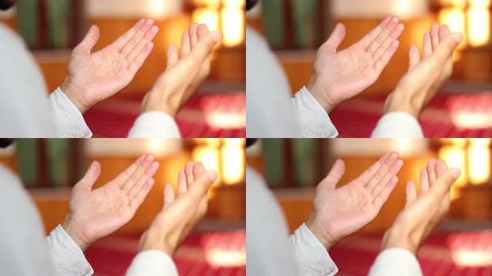 伊斯兰教清真寺，穆斯林虔诚祈祷