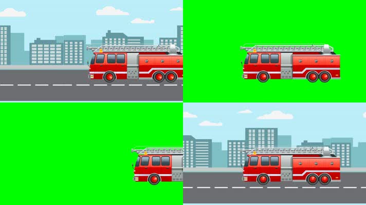 消防车动画