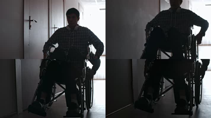 残疾人，轮椅
