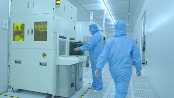 高科技芯片半导体车间