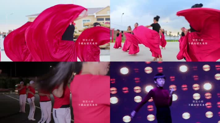 广场舞和谐社区美生活4k