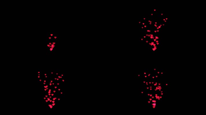 【原创带通道】网红直播红心点赞屏幕特效