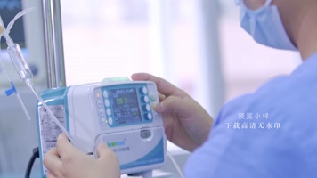 ICU室病人护理微笑4k