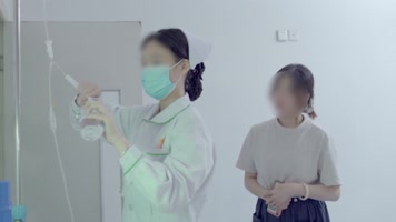 儿童听诊测心跳挂水4K