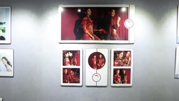 实拍相册展厅环境4k1