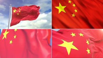 旗帜飘扬素材包