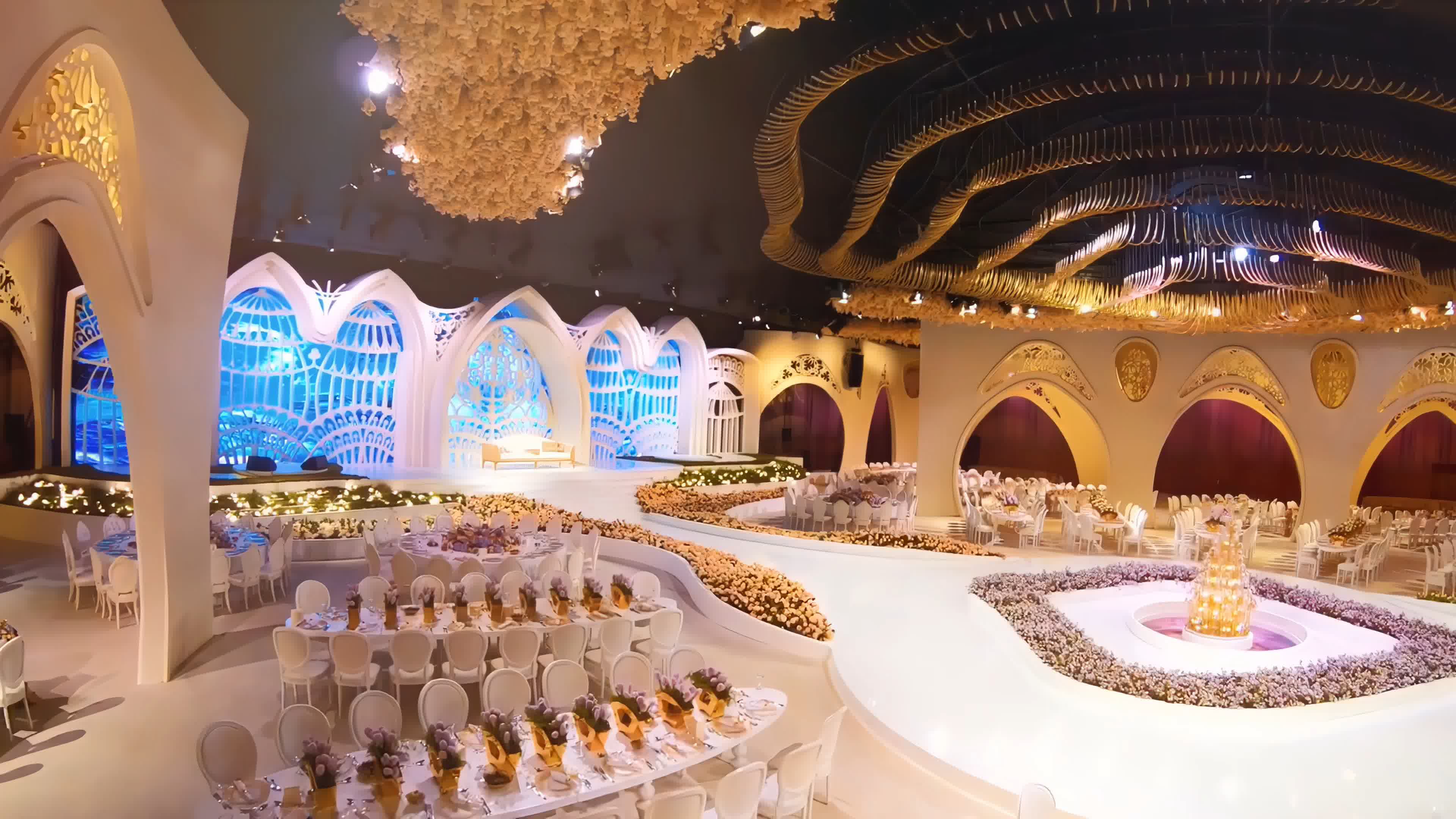 皇家殿堂，皇室宴会，宴会大厅酒店大厅大堂