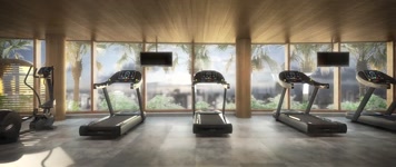 高级公寓 线条外观 商务大堂 私人泳池 