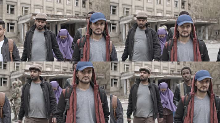 人道主义，反战人权，难民逃离家园救济