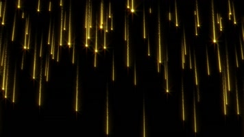 金色流星雨掉落素材