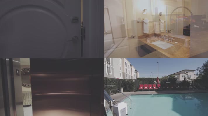 豪华酒店 超大酒店大堂 内部设施 客房 