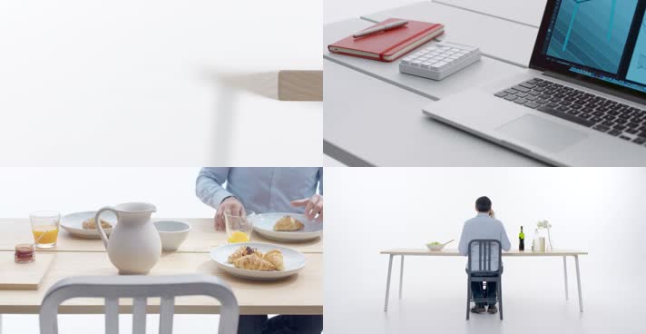 极简家具设计 极简条桌 多用途桌子 餐桌