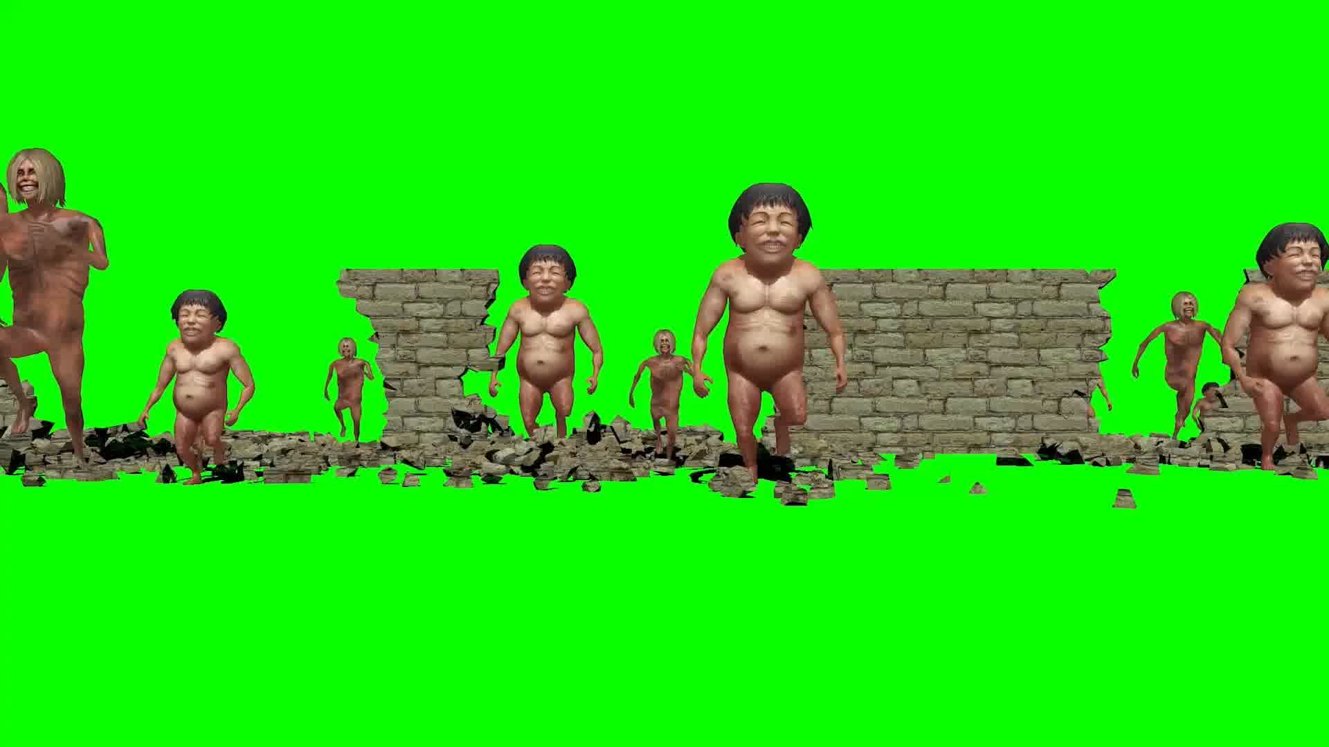 进击的巨人绿屏