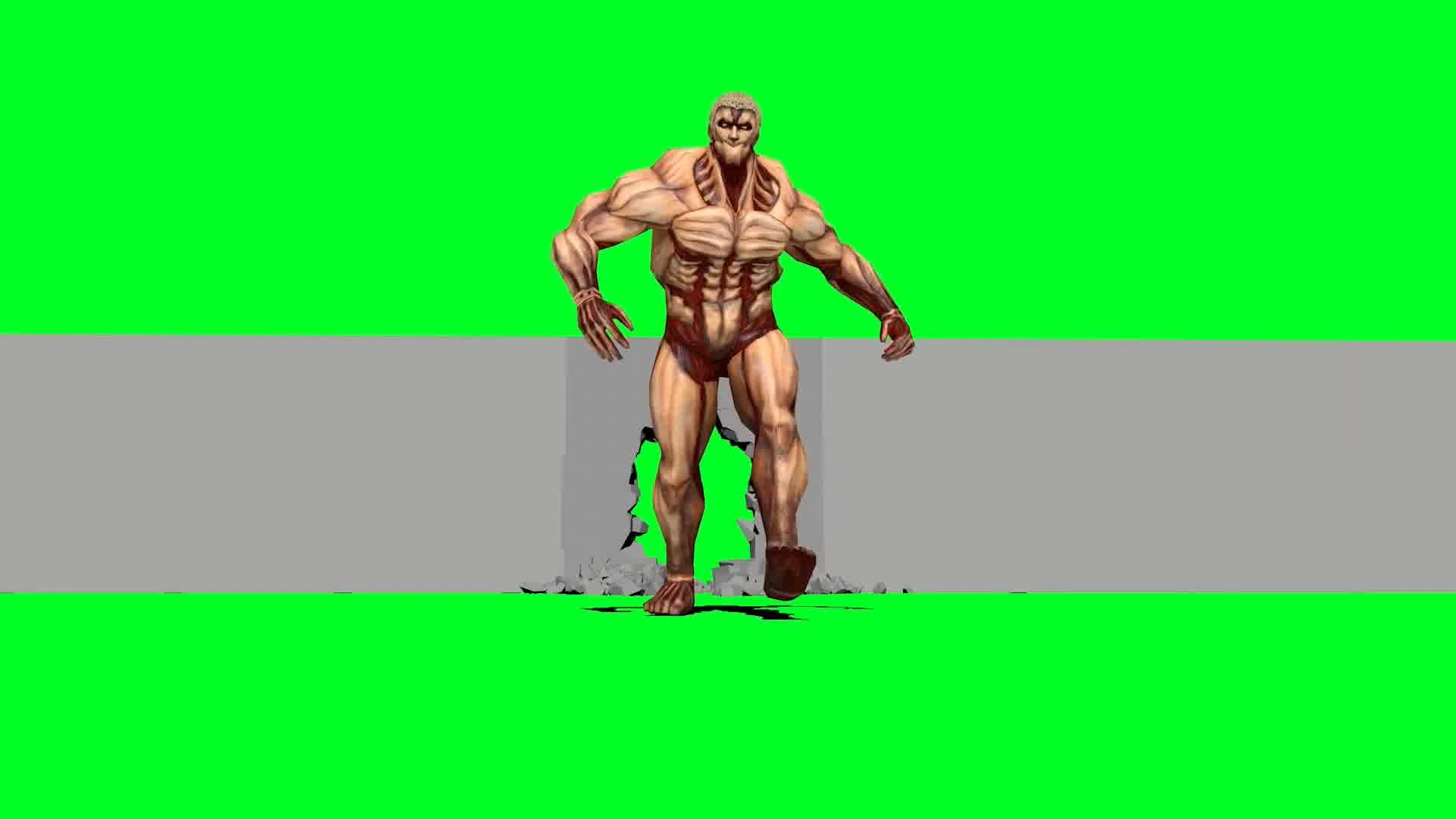 进击的巨人绿屏