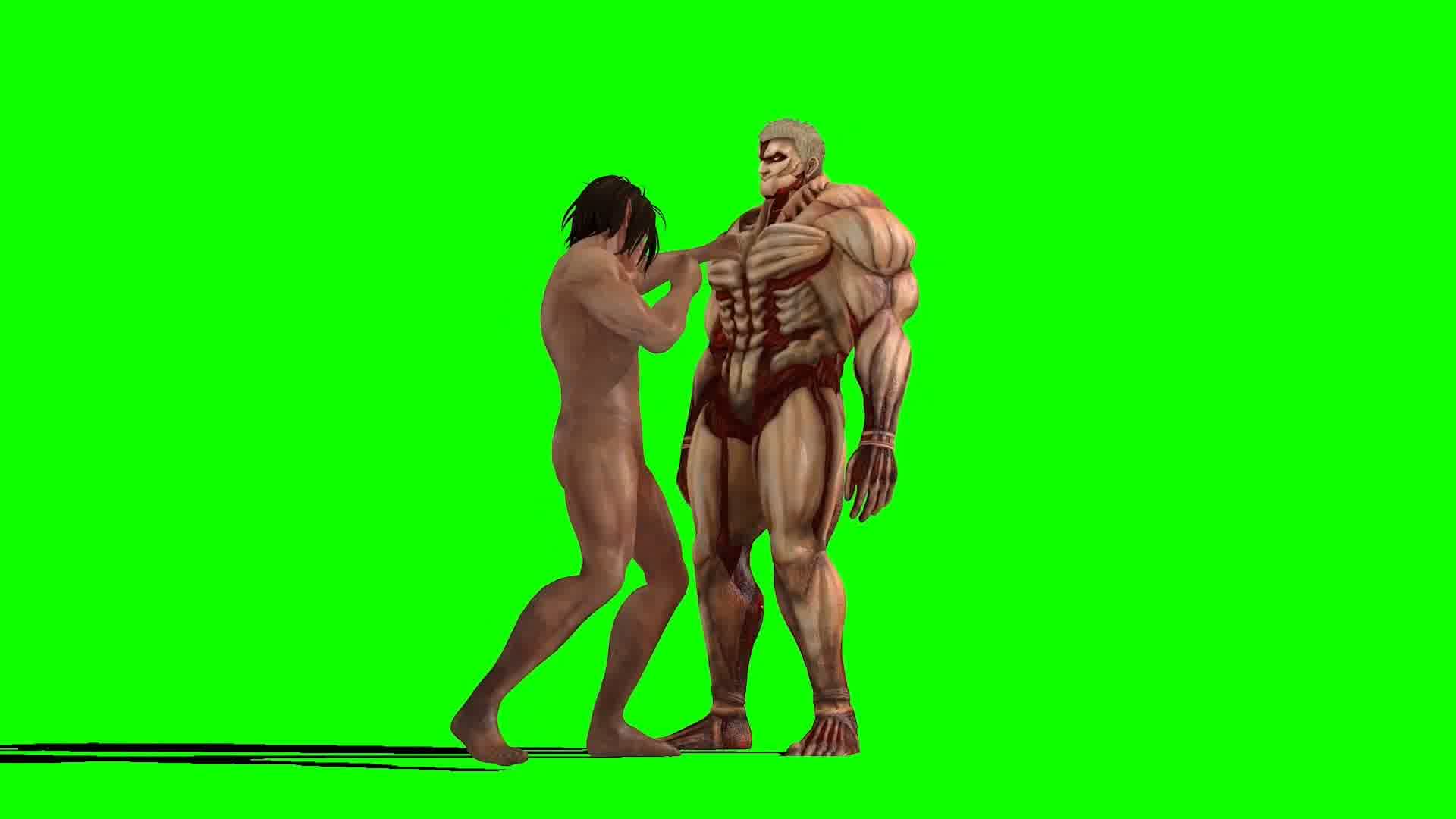 进击的巨人绿屏