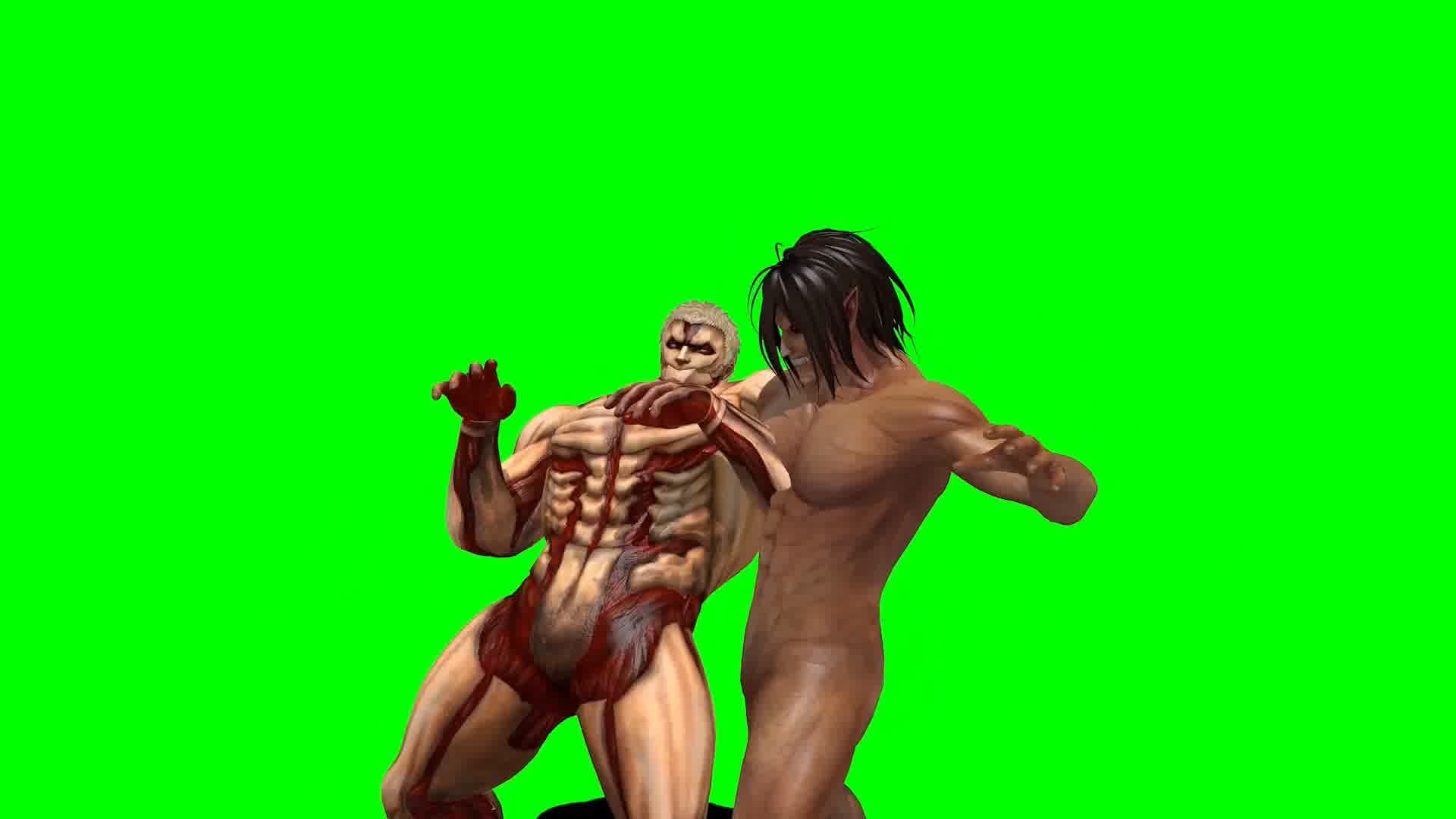 进击的巨人绿屏