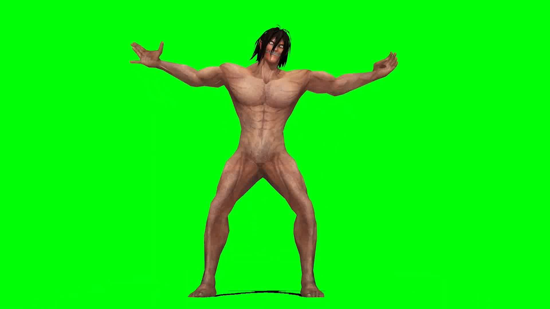 进击的巨人绿屏