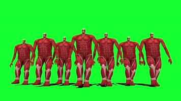 进击的巨人绿屏