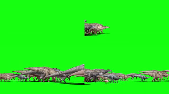 恐龙迁徙绿屏
