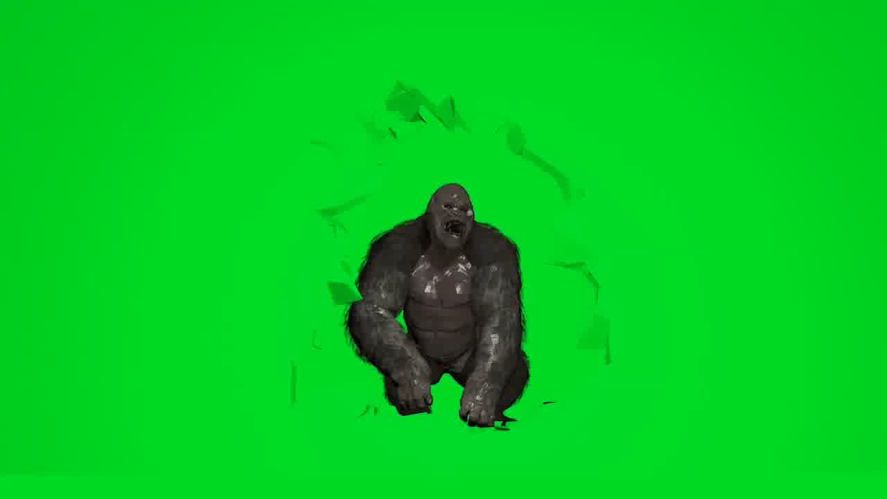 金刚绿屏，大猩猩绿屏
