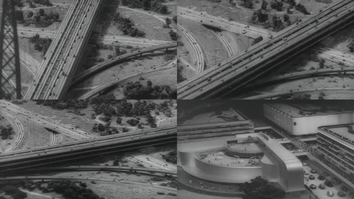 40年代美国高速立交桥-标志性建