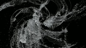 透明通道螺旋水花特效