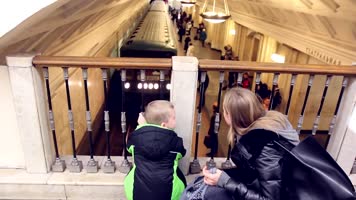 莫斯科地铁系统 苏联时期风格 莫斯科标志