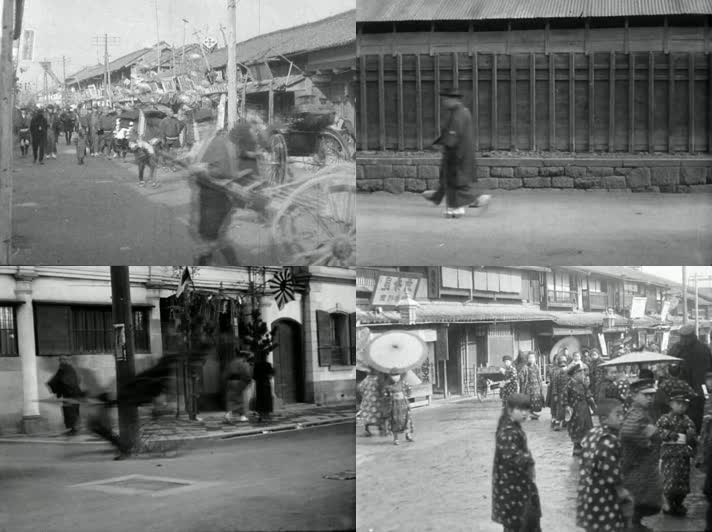 清朝时期日本白事风俗+街景
