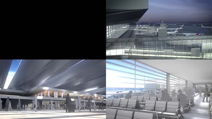 南通兴东机场规划方案 建筑规划设计 机场