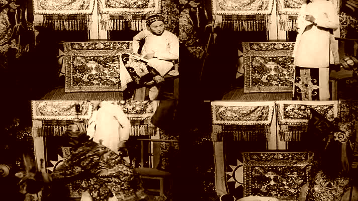 1912年旧金山唐人街上的京剧班