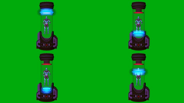 外星人扫描机绿屏