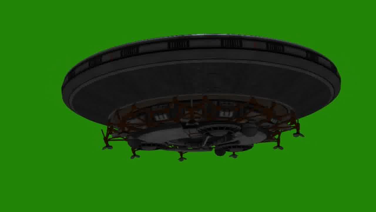 外星人飞船飞碟绿屏 (2)