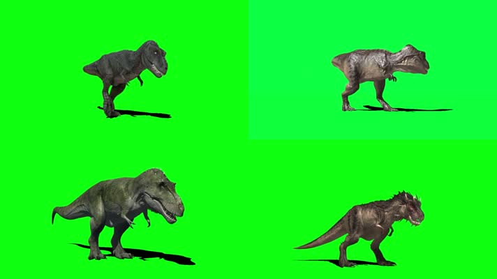 霸王龙咆哮绿屏