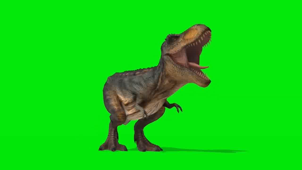 霸王龙咆哮绿屏