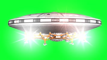 外星人飞船飞碟绿屏 (4)