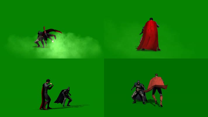 蝙蝠侠大战超人绿屏