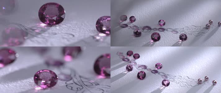 尚美巴黎 自然灵感 高定珠宝系列 紫色宝