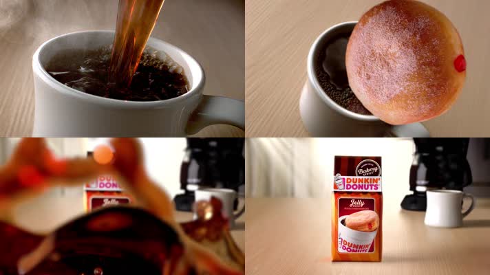唐恩都乐 果冻甜甜圈 热饮 咖啡 甜品 