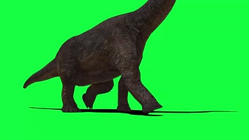 长颈龙行走绿屏