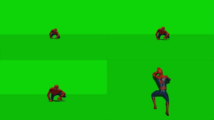 蜘蛛侠绿屏