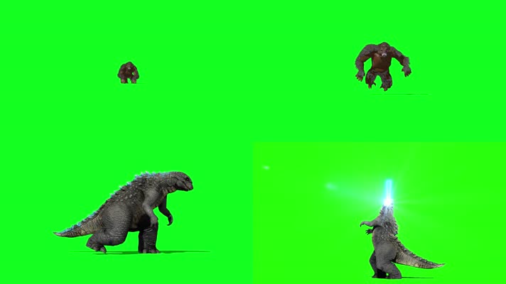 哥斯拉大战金刚绿屏