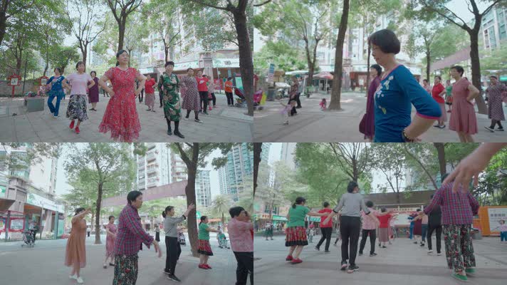老年舞蹈视频老年广场舞大妈排练舞蹈老年妇