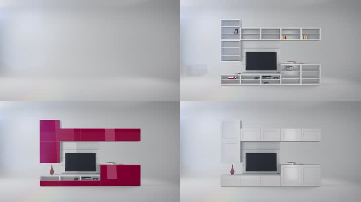 宜家家具 创意电视柜组合 颜色搭配 组合