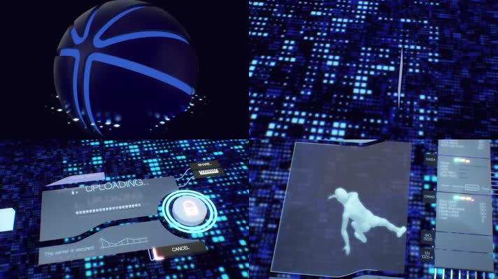 震撼蓝色未来科技 科幻技术 未来科技 电