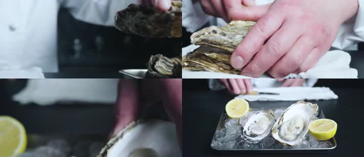 牡蛎，生蚝，海鲜美食