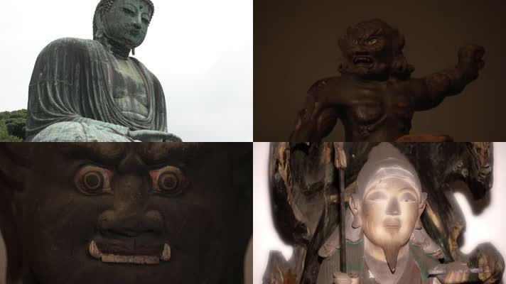 佛教佛像，庄严肃穆，佛像合集