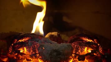 火苗火炭烧烤火焰炉火