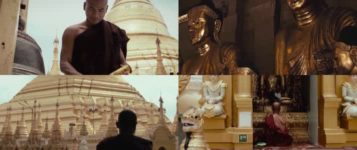 缅甸，人文文化，和尚仰光大金塔