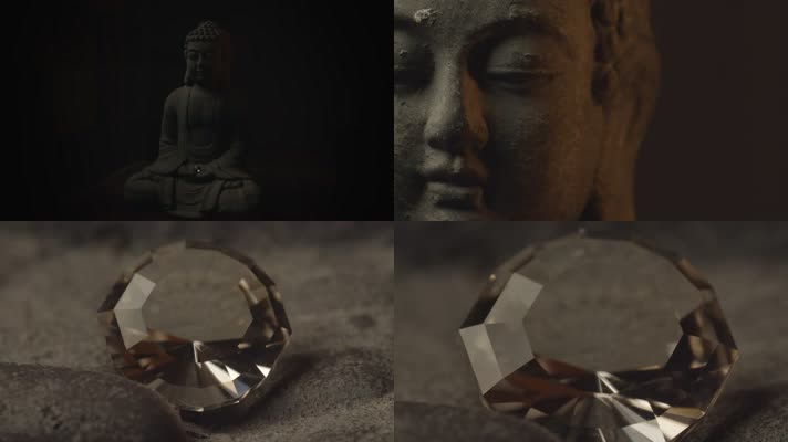 佛教佛像，庄严肃穆